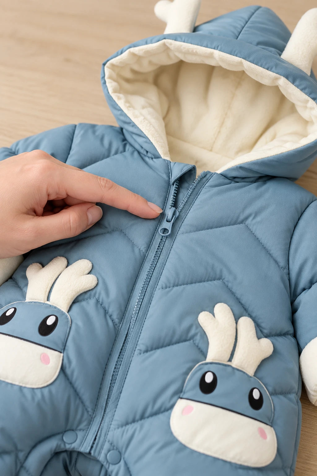 Combinaison Bebe Renne - Bleu