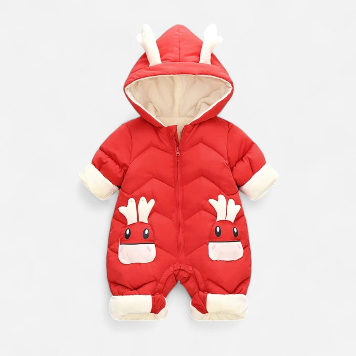 Combinaison Bebe Renne - Rouge