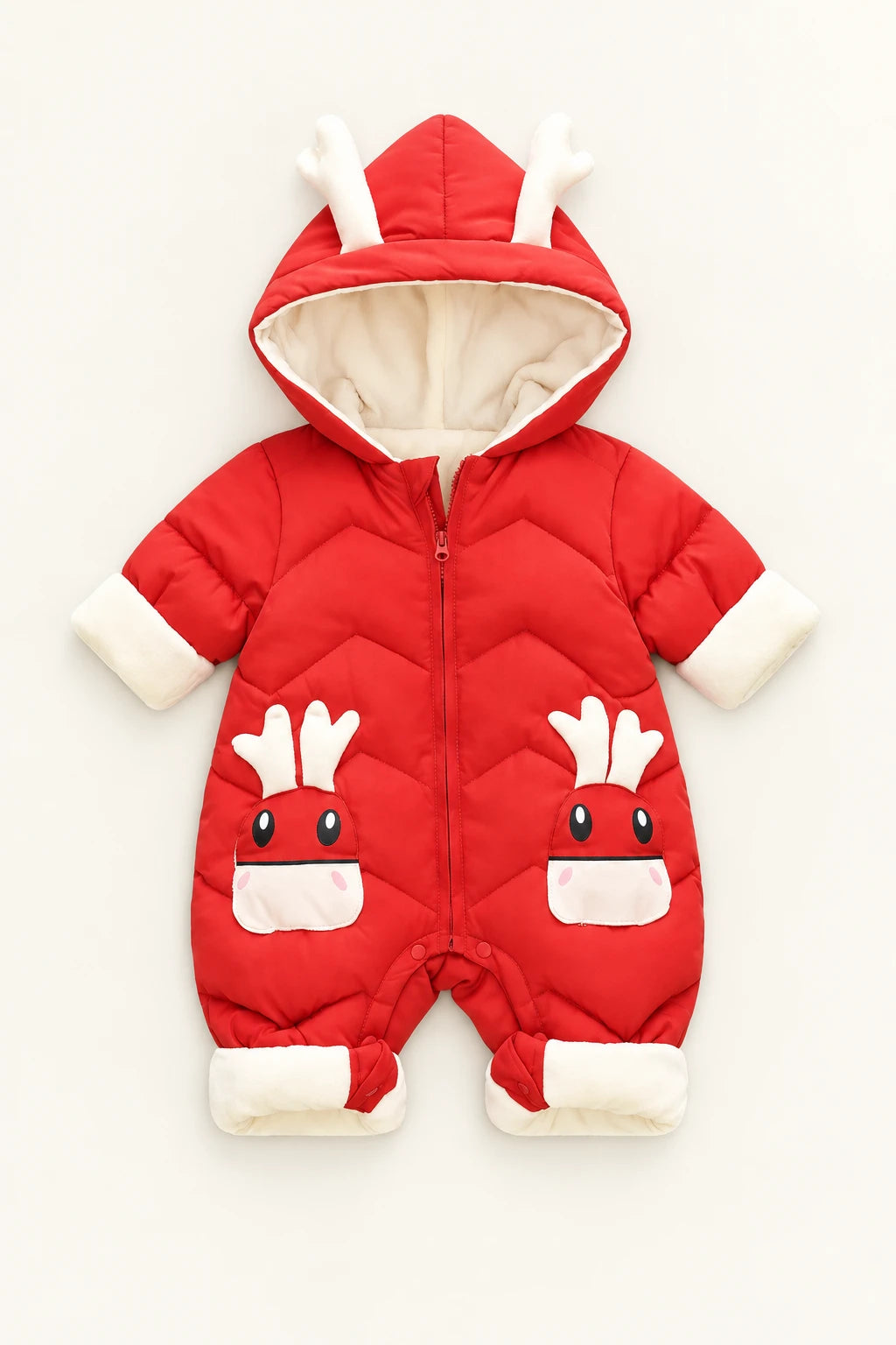 Combinaison Bebe Renne - Rouge