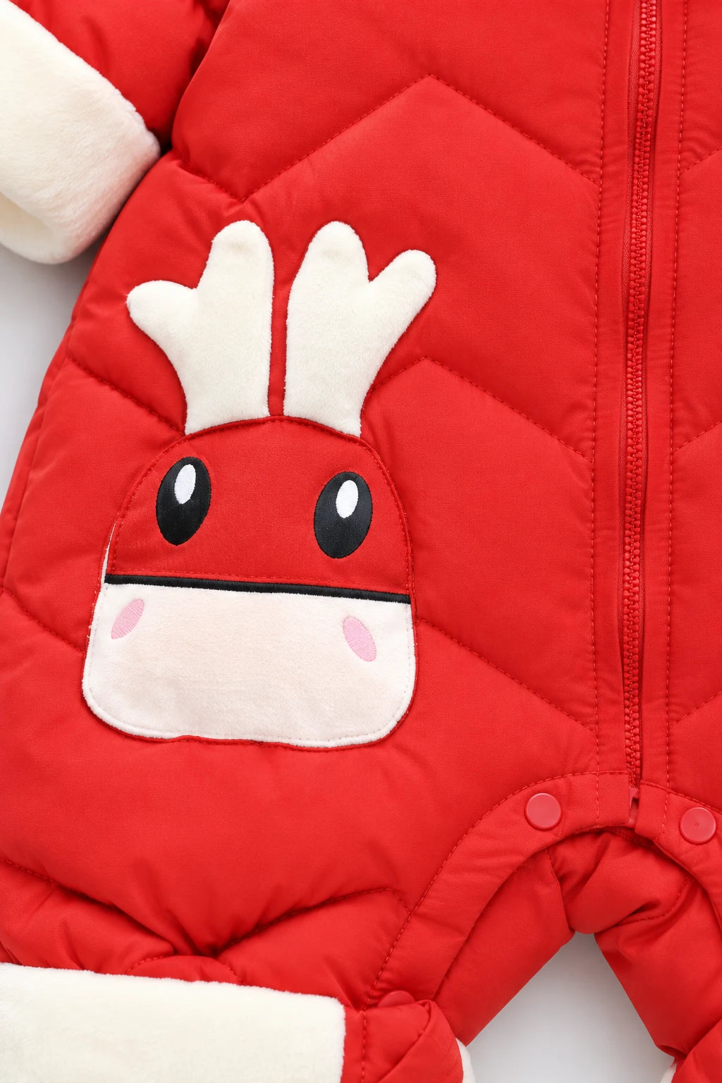 Combinaison Bebe Renne - Rouge