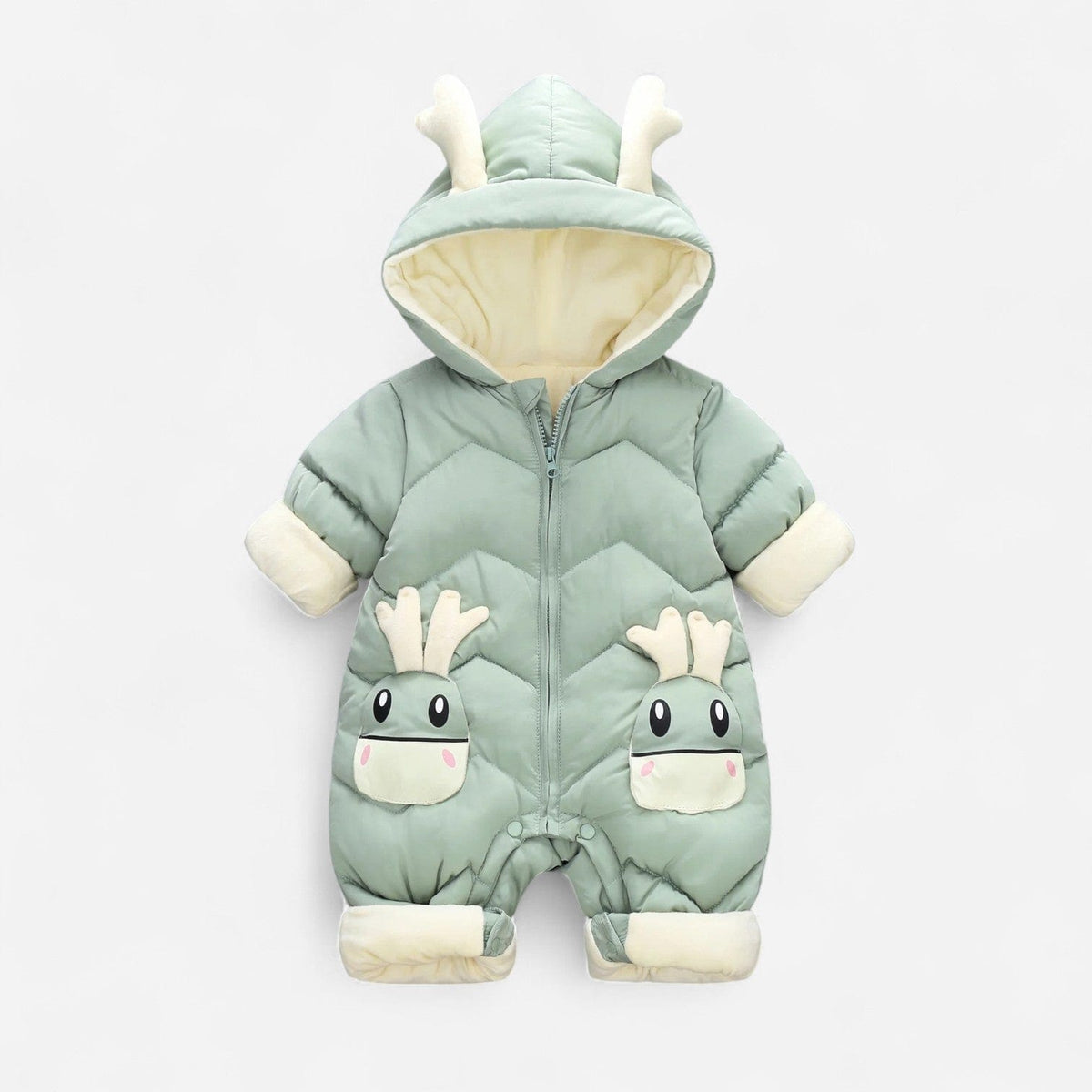 Combinaison Bebe Renne - Verte