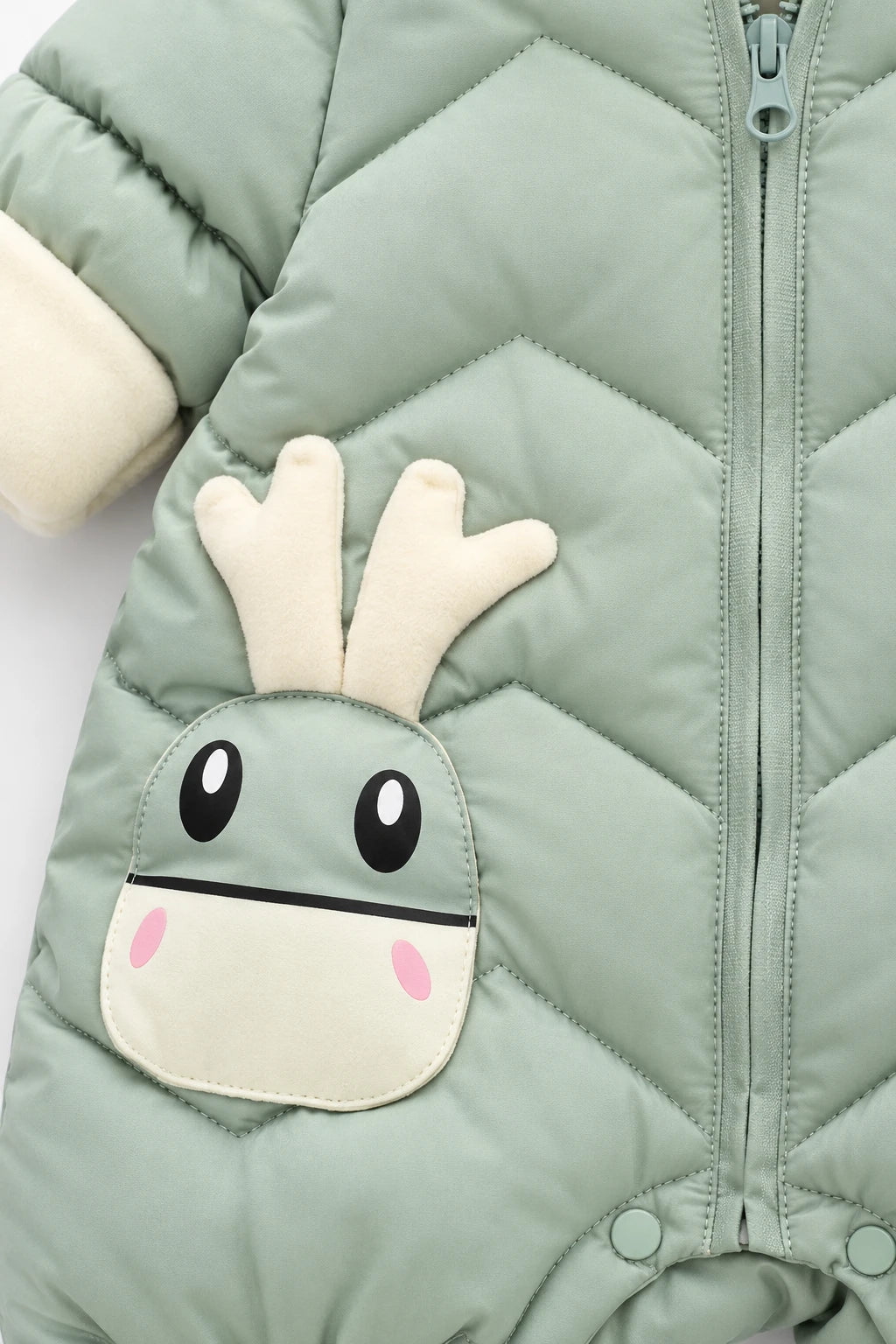 Combinaison Bebe Renne - Verte