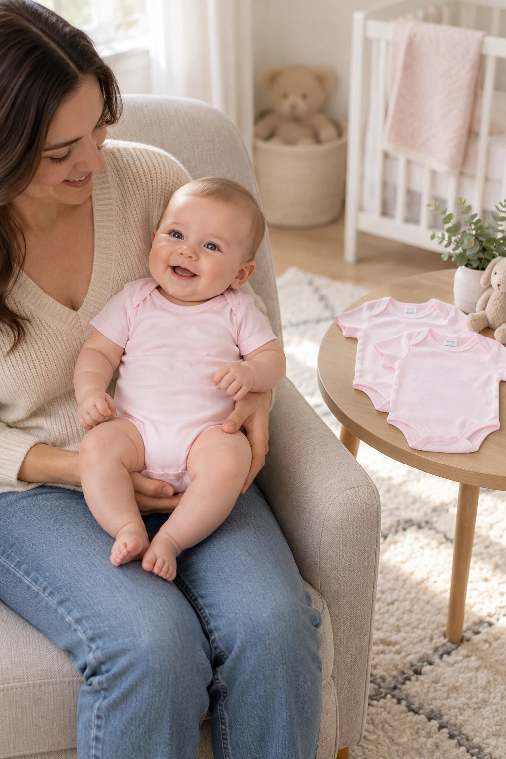 Combinaison Bebe Rose - x3