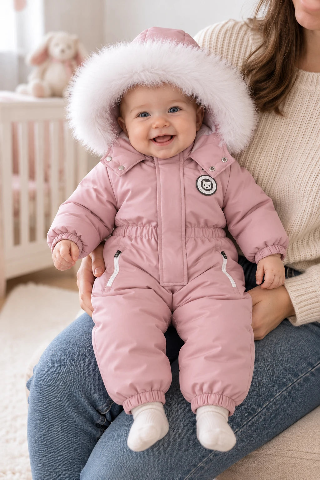 Combinaison Bebe Sans Pied - Rose