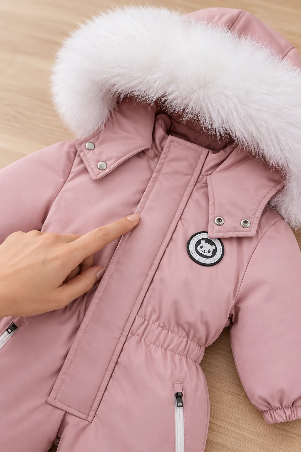 Combinaison Bebe Sans Pied - Rose