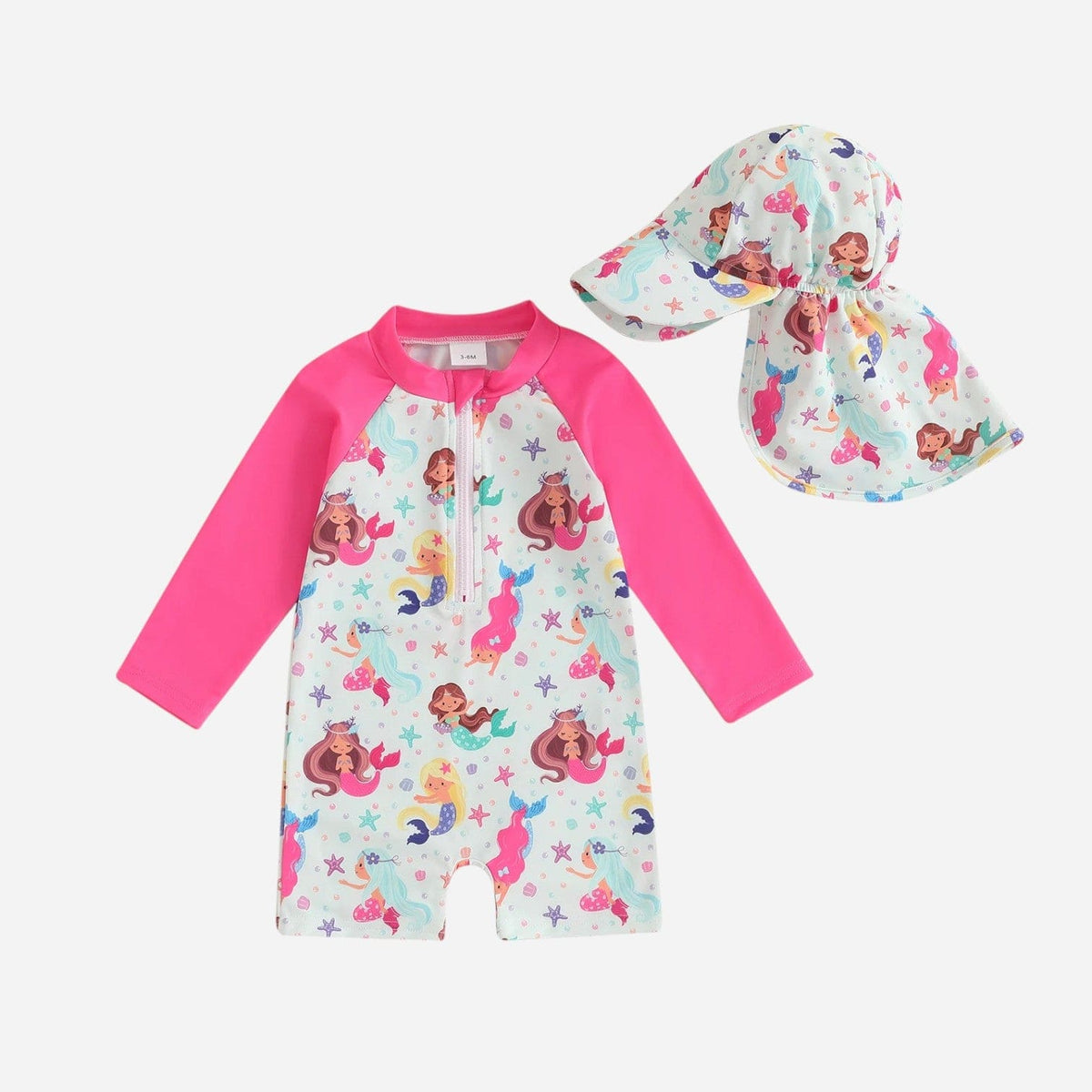 Combinaison Bebe Sirène - Blanche