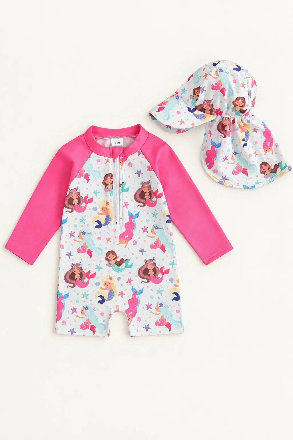 Combinaison Bebe Sirène - Blanche