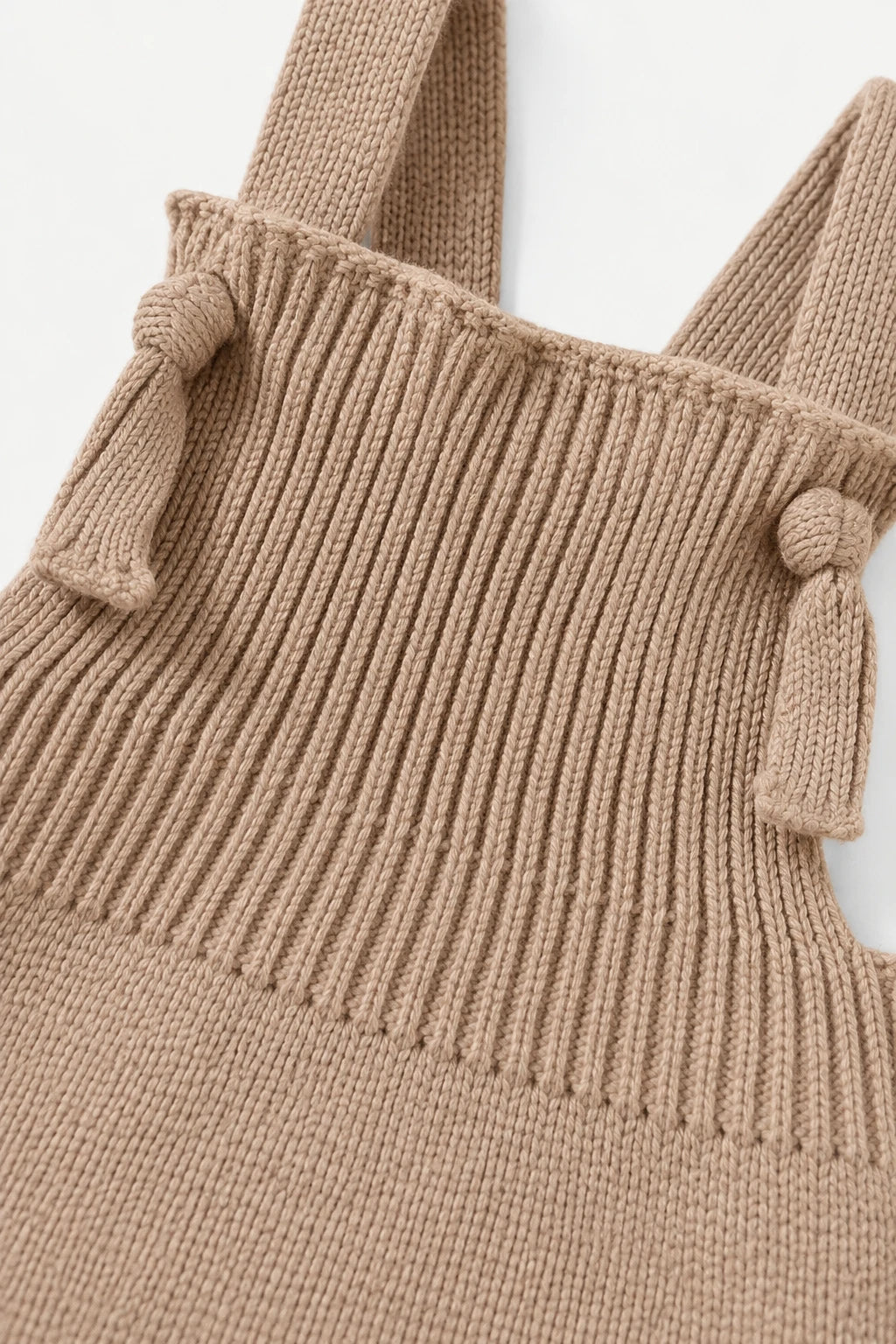 Combinaison Bebe Tricot Salopette - Marron
