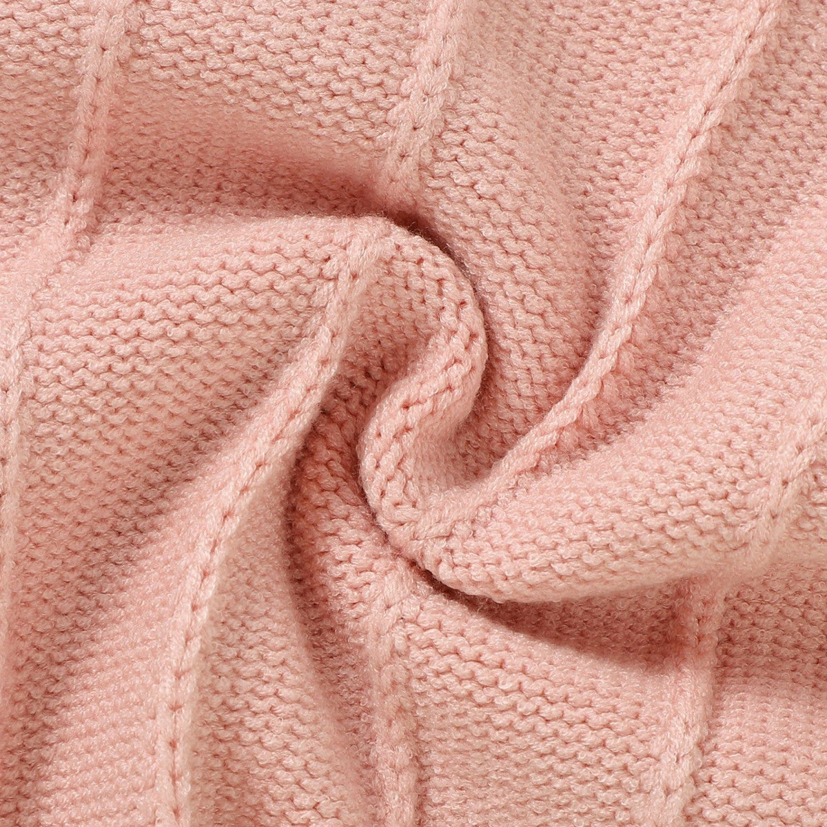 Combinaison Bebe Tricot Salopette - Rose Rayures