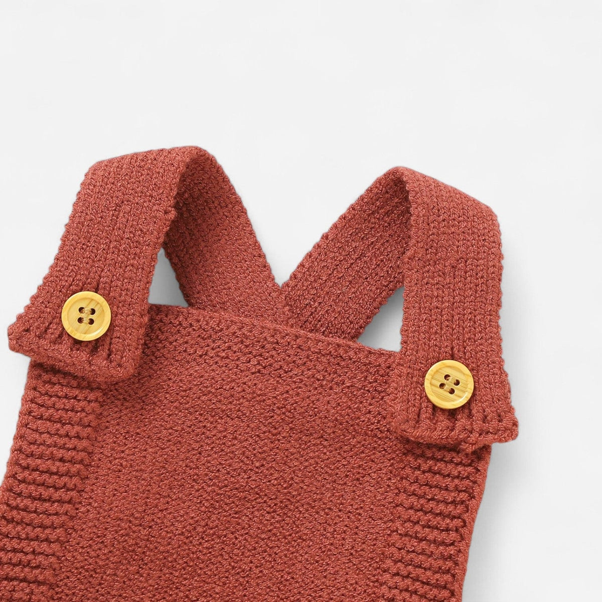 Combinaison Bebe Tricot Salopette - Rouge Rayures