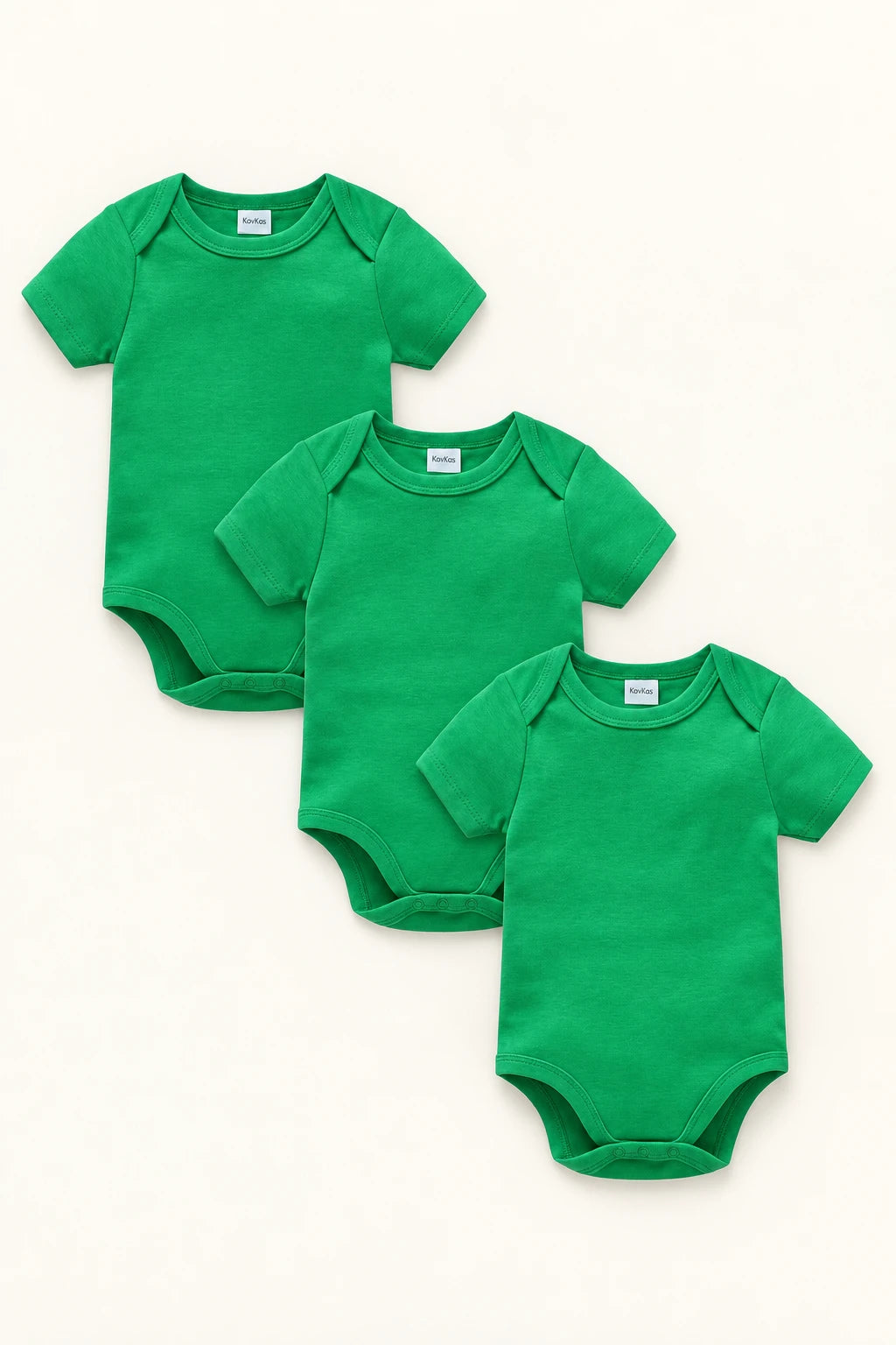 Combinaison Bebe Verte - x3