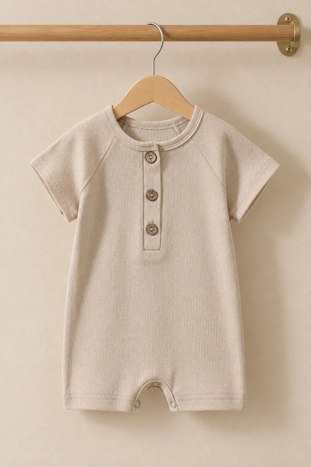 Combinaison Courte Bebe - Beige