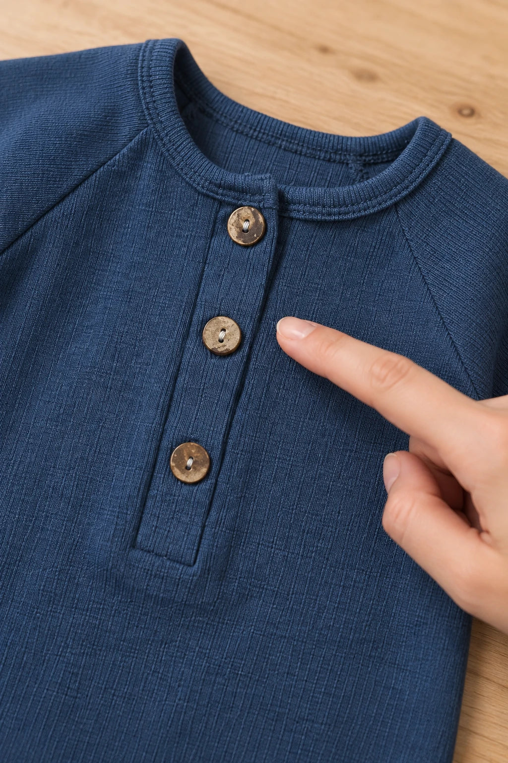 Combinaison Courte Bebe - Bleu