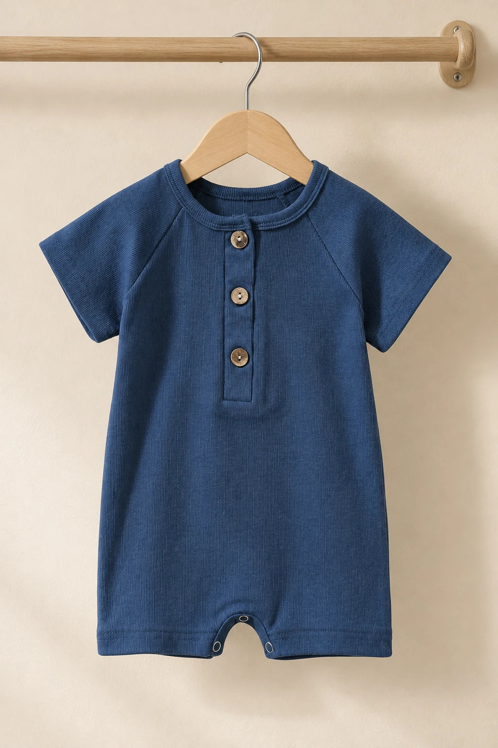 Combinaison Courte Bebe - Bleu