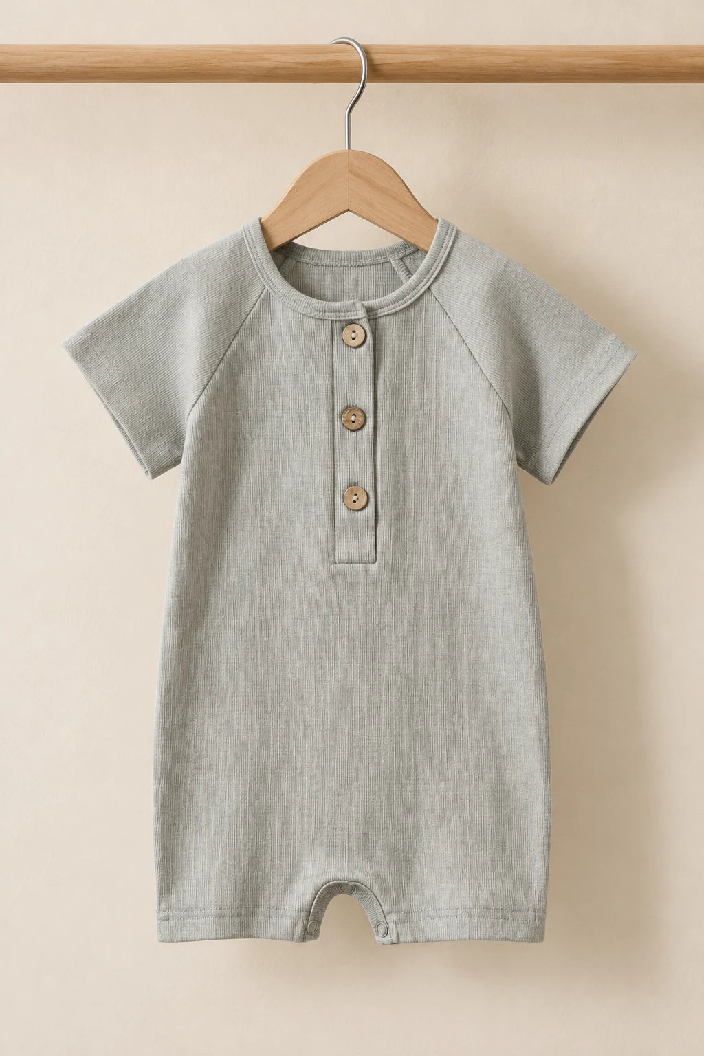 Combinaison Courte Bebe - Gris