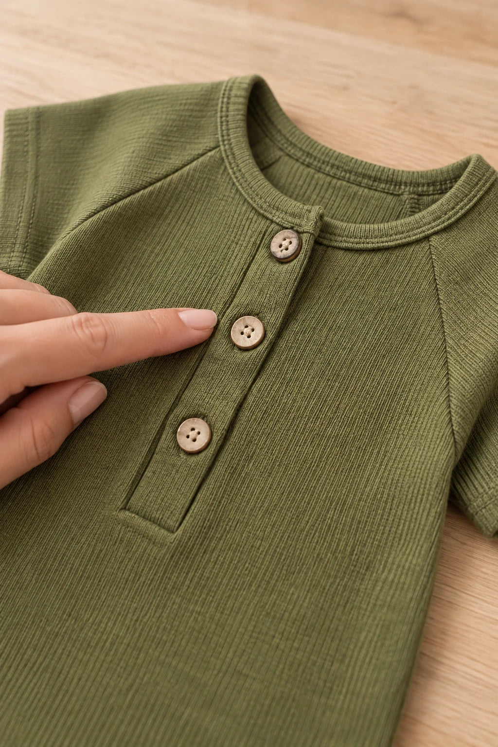 Combinaison Courte Bebe - Vert