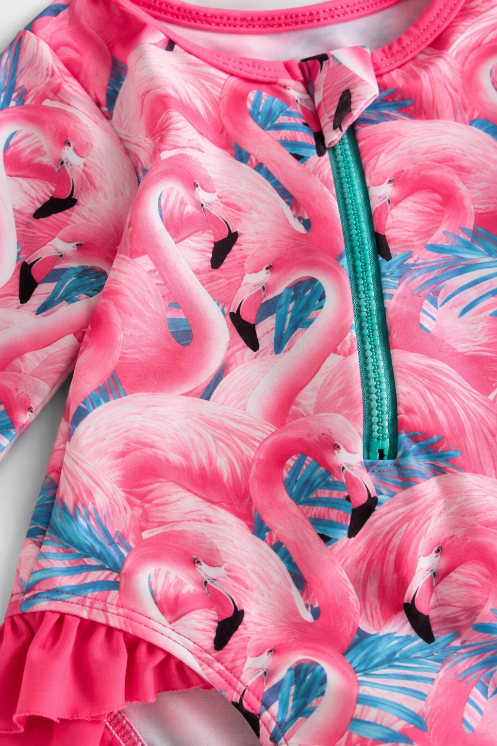 Combinaison De Bain Bebe - Flamant Rose