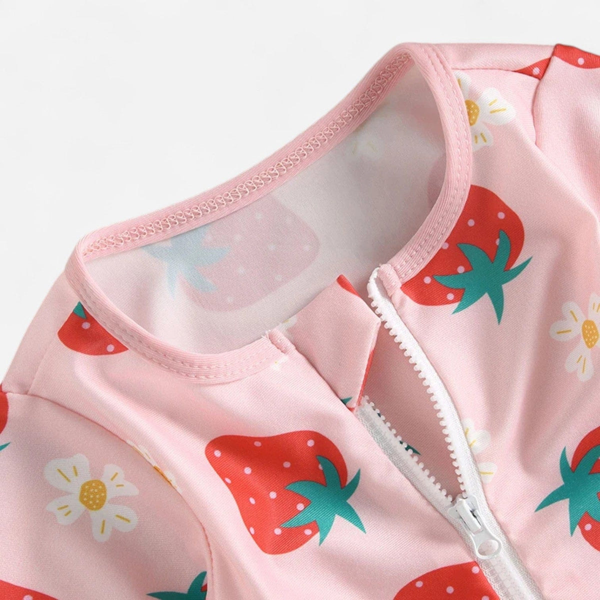 Combinaison De Bain Bebe - Fraise