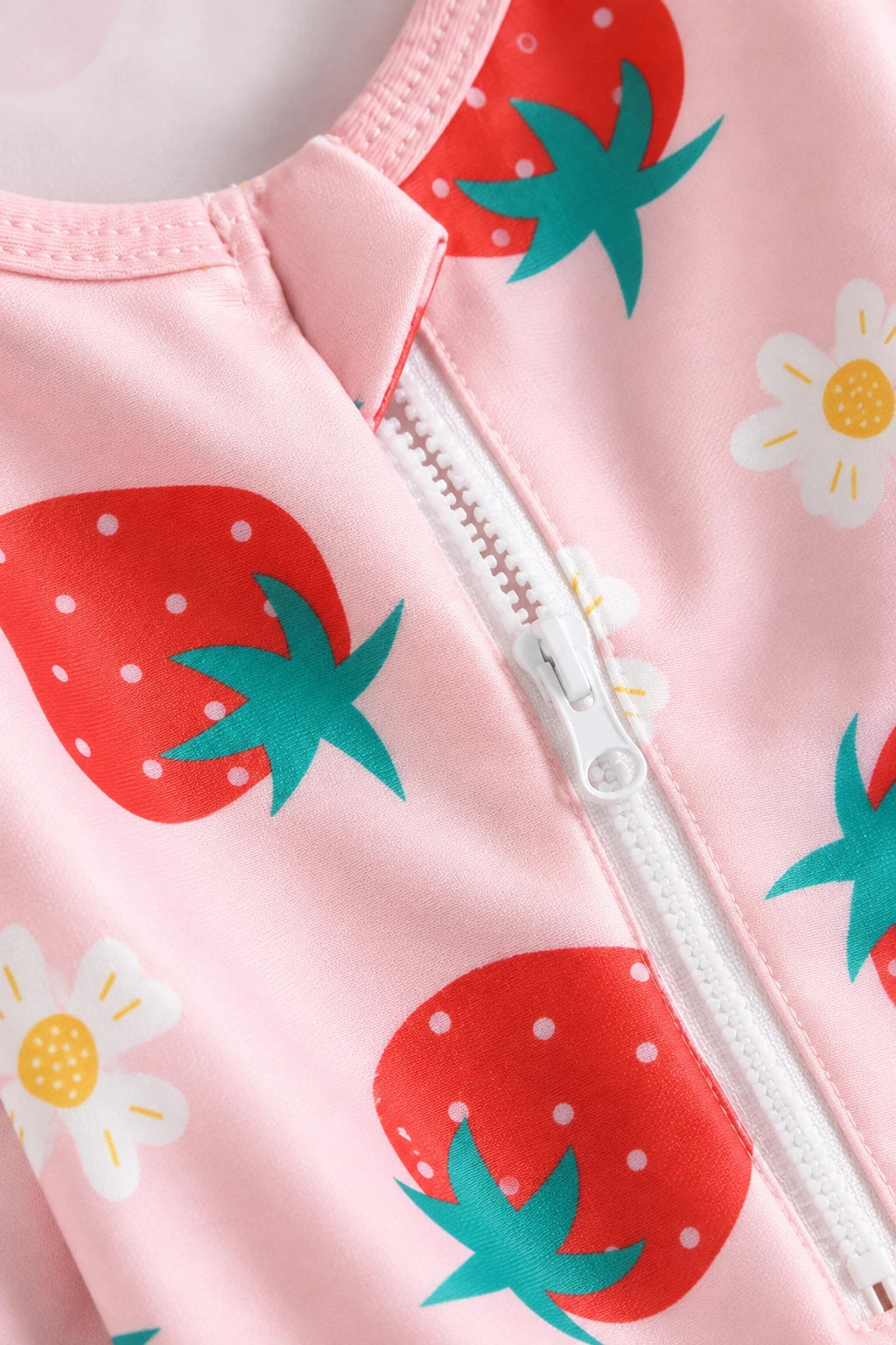 Combinaison De Bain Bebe - Fraise