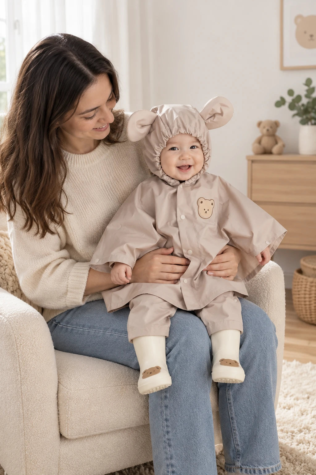 Combinaison De Pluie Bebe - Ourson