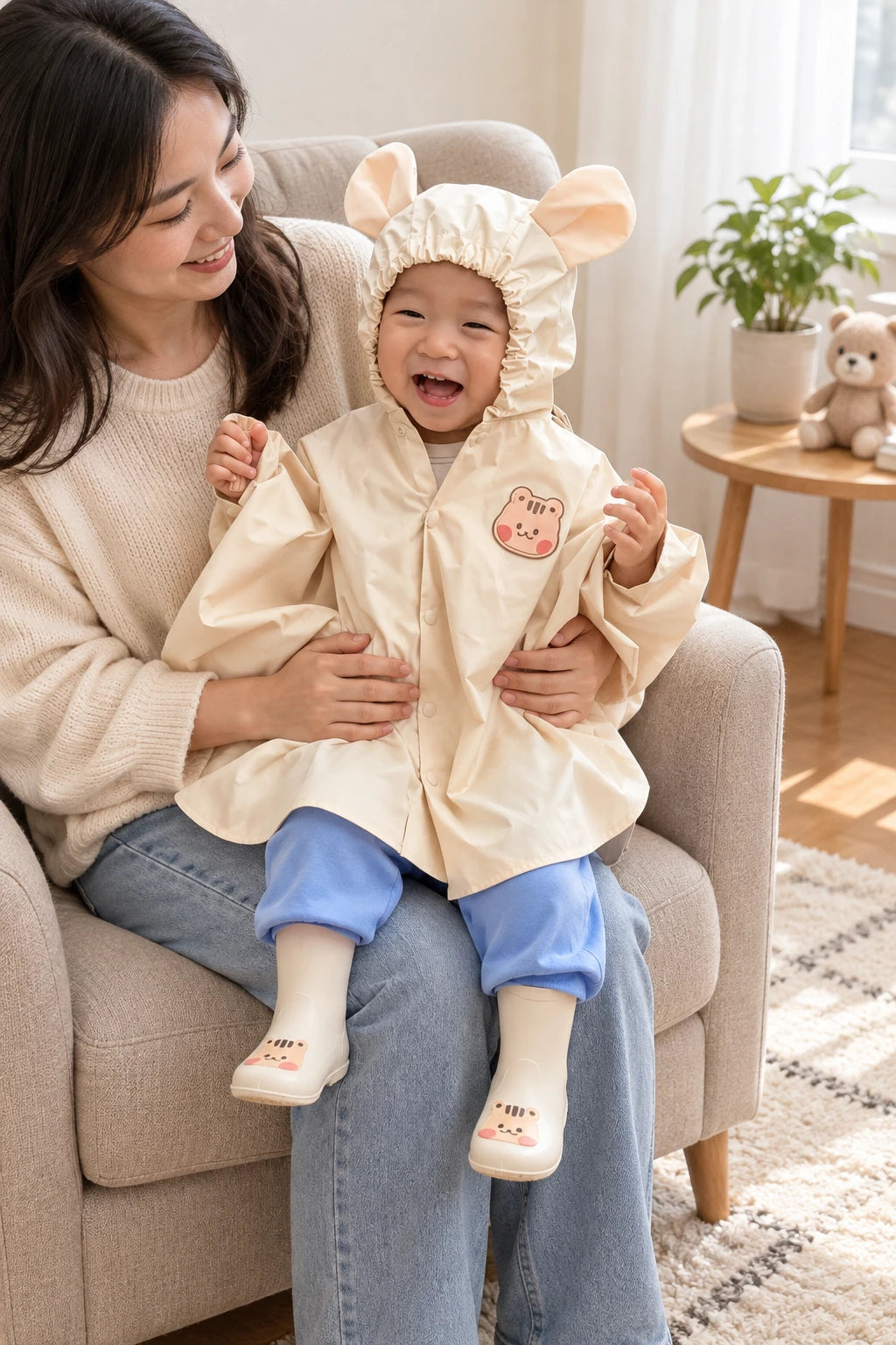 Combinaison De Pluie Bebe - Panda