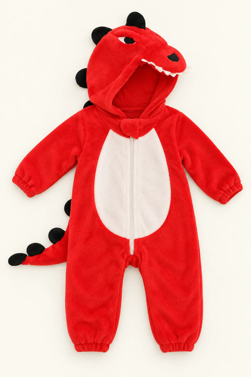 Combinaison Deguisement Bebe - Dinosaure Rouge