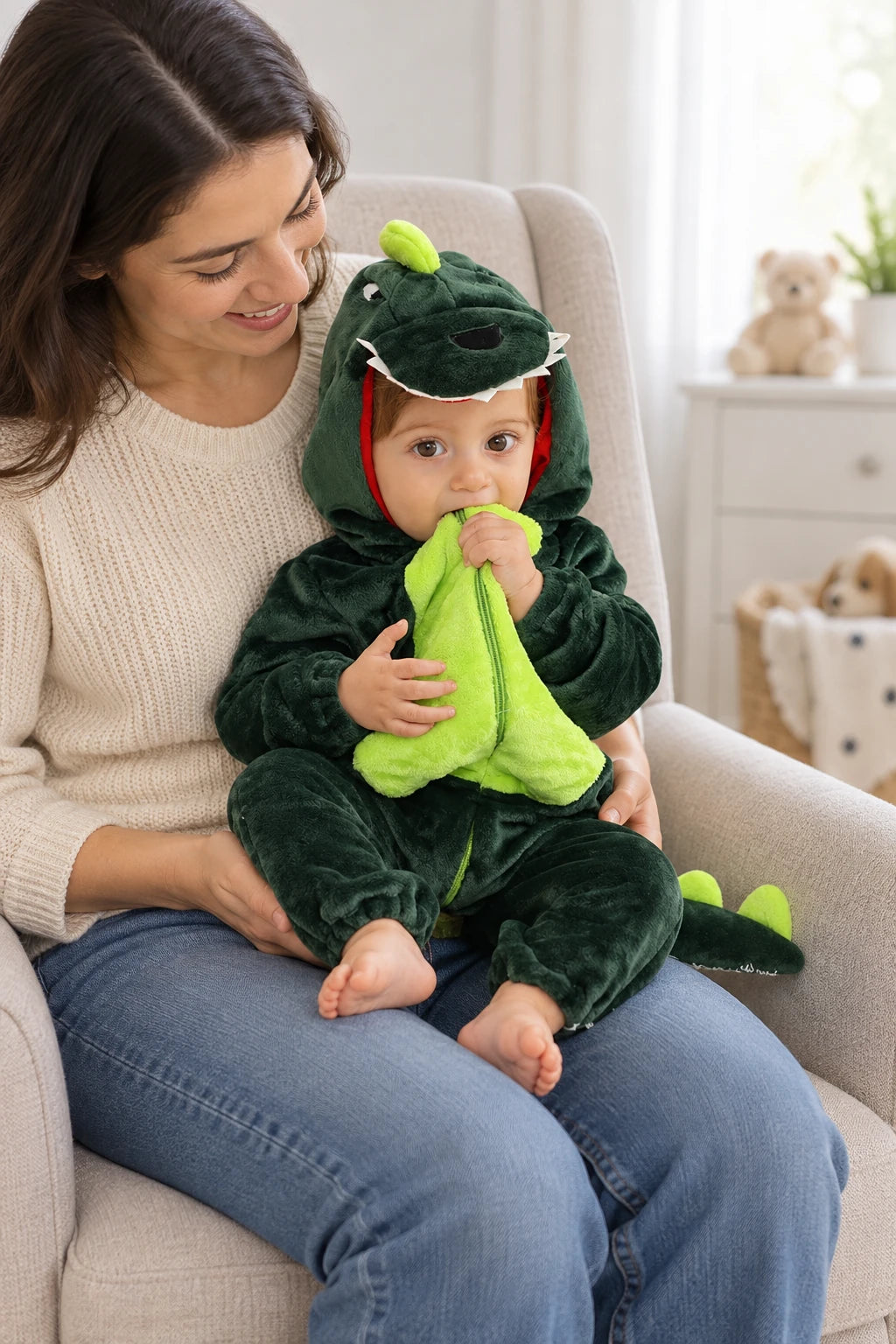 Combinaison Deguisement Bebe - Dinosaure Sombre
