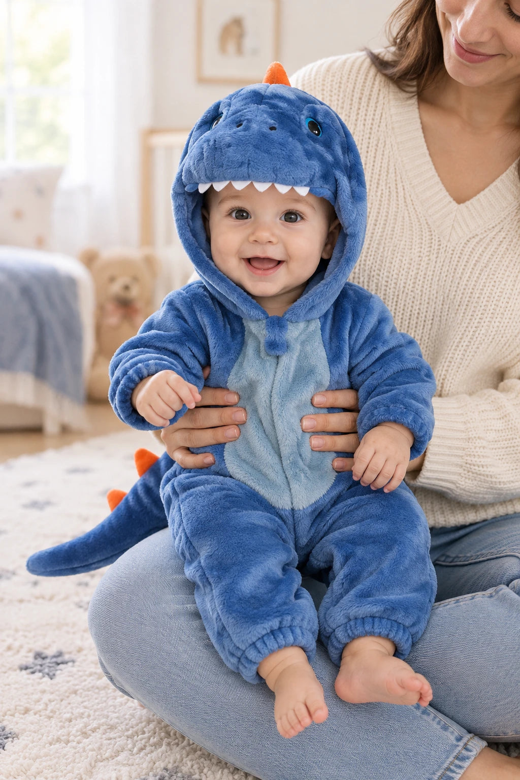 Combinaison Deguisement Bebe - Dragon Bleu