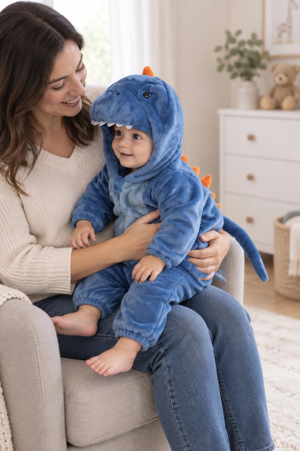 Combinaison Deguisement Bebe - Dragon Bleu