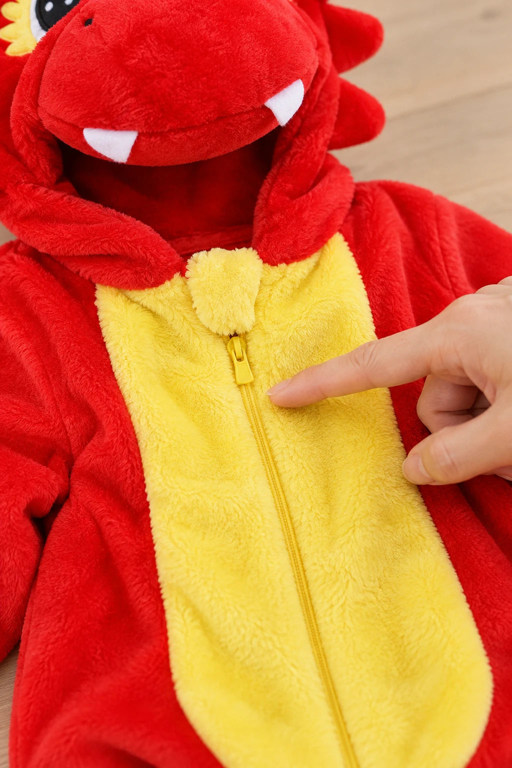 Combinaison Deguisement Bebe - Dragon Rouge