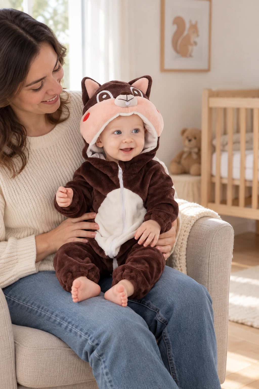 Combinaison Deguisement Bebe - Ecureuil