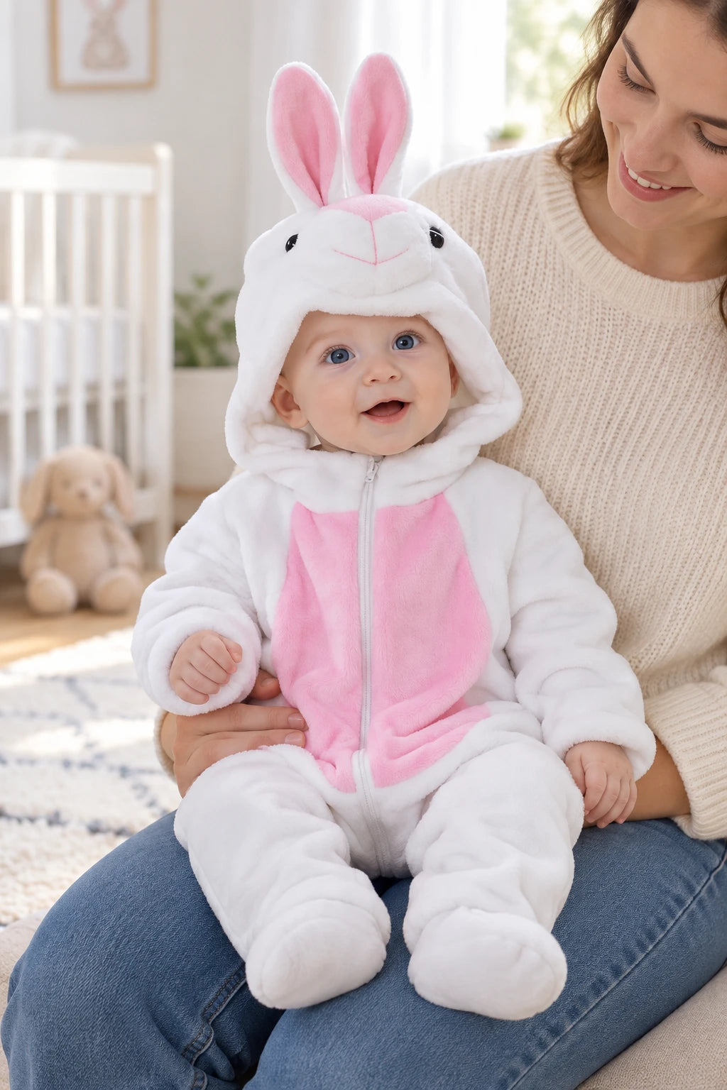 Combinaison Deguisement Bebe - Lapin Blanc