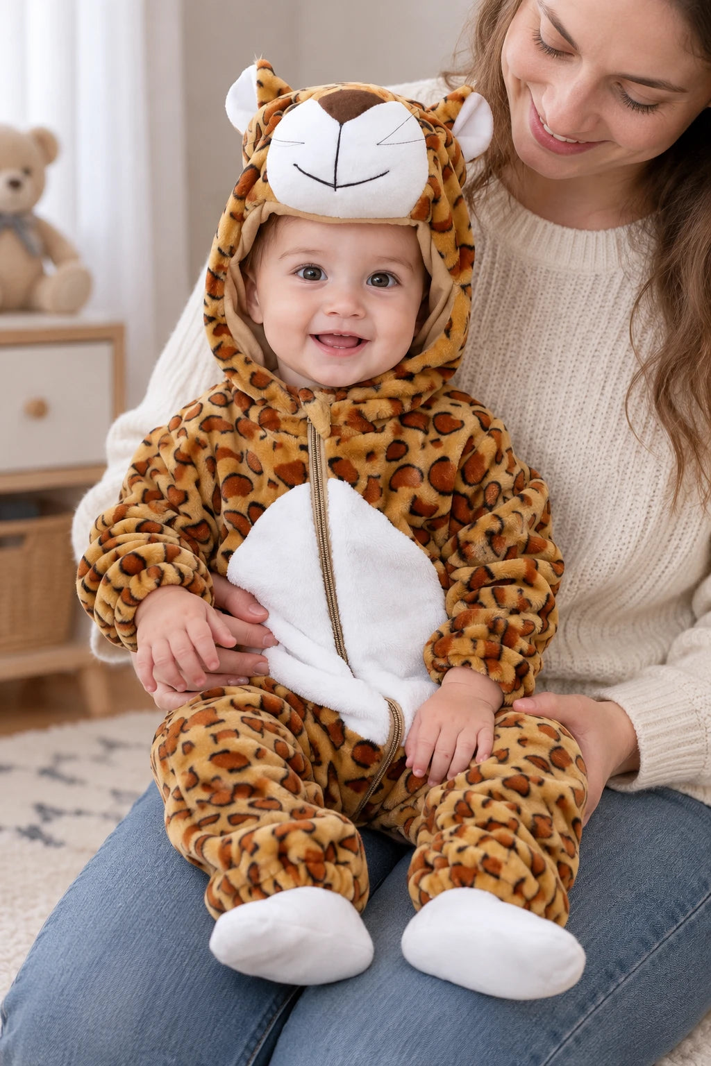 Combinaison Deguisement Bebe - Léopard