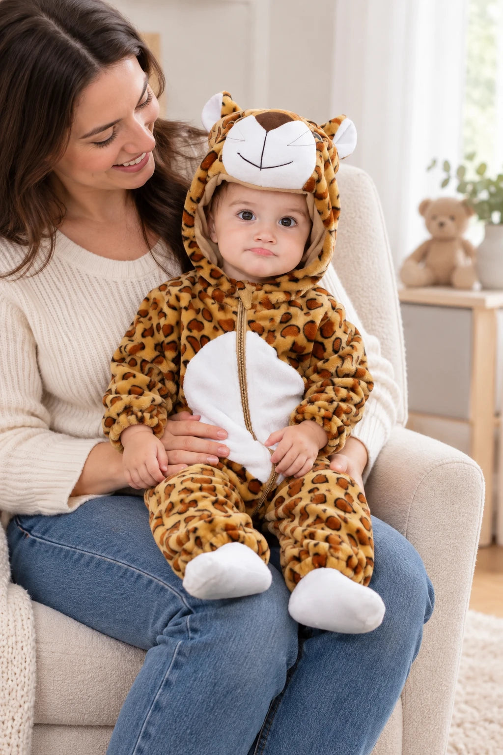 Combinaison Deguisement Bebe - Léopard