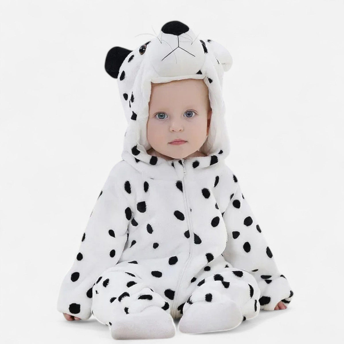 Combinaison Deguisement Bebe - Panthère Des Neiges