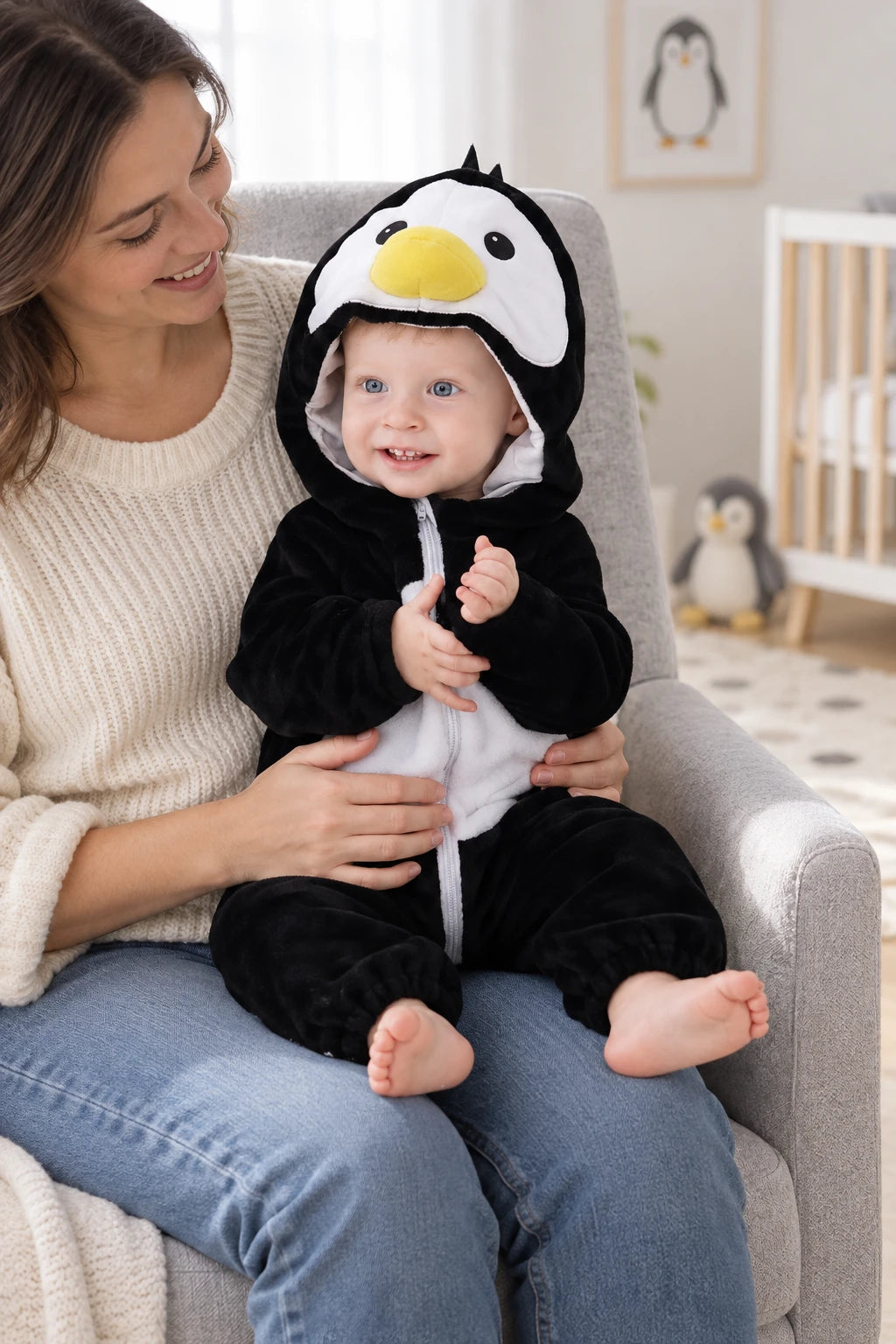 Combinaison Deguisement Bebe - Pinguin
