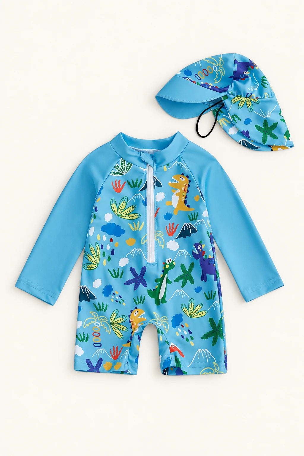 Combinaison Dinosaure Bebe - Bleu