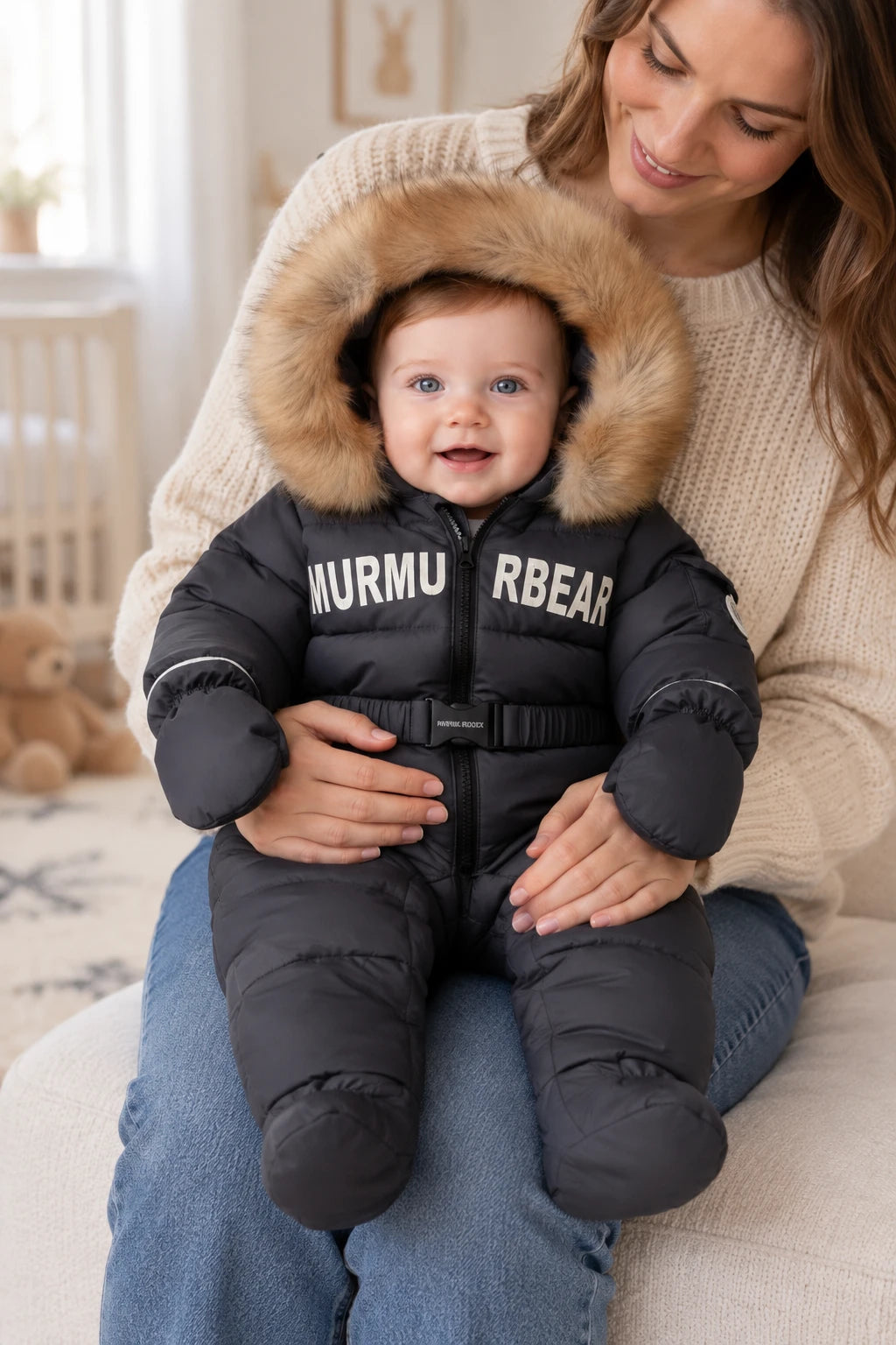 Combinaison Doudoune Bebe - Noir