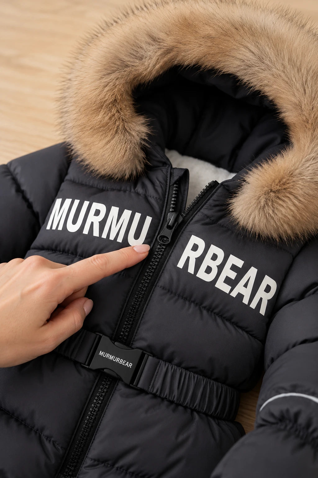 Combinaison Doudoune Bebe - Noir