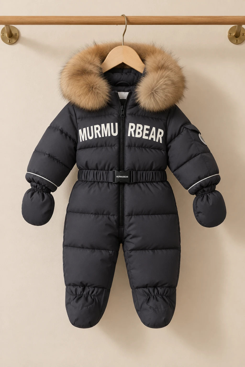 Combinaison Doudoune Bebe - Noir