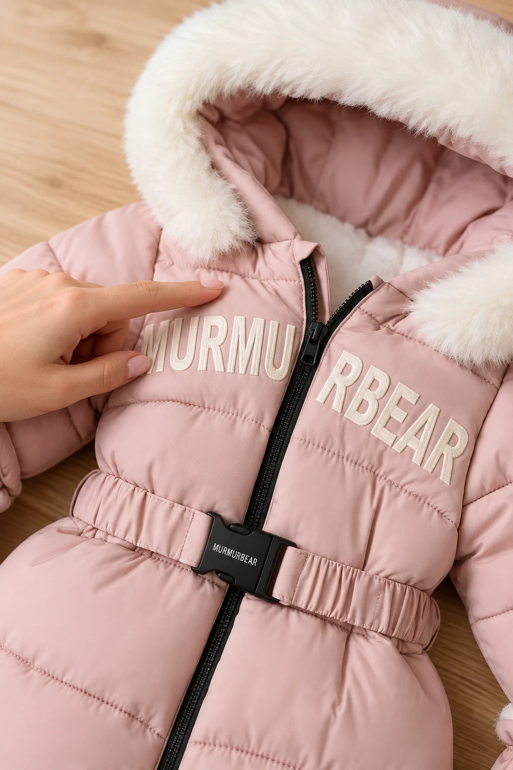 Combinaison Doudoune Bebe - Rose