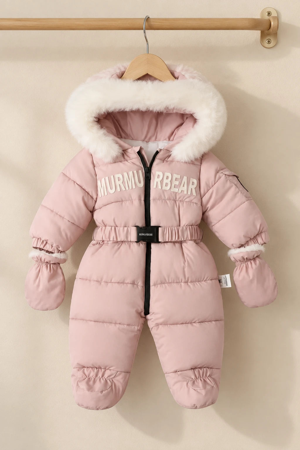 Combinaison Doudoune Bebe - Rose