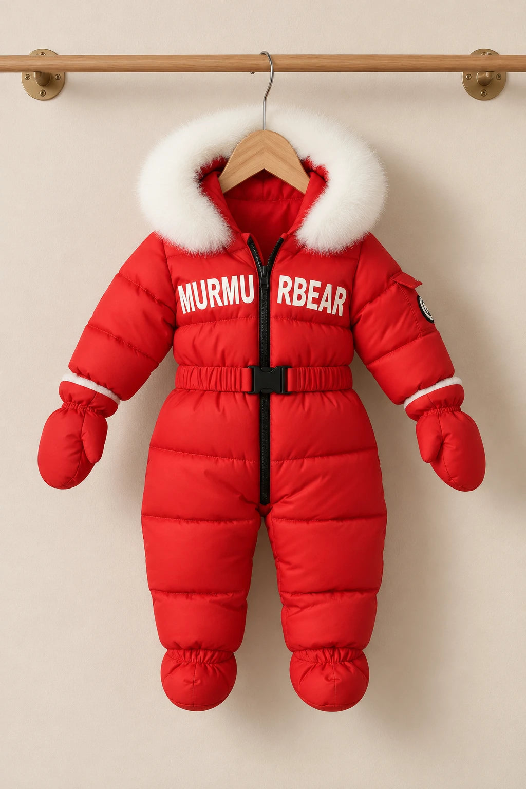 Combinaison Doudoune Bebe - Rouge