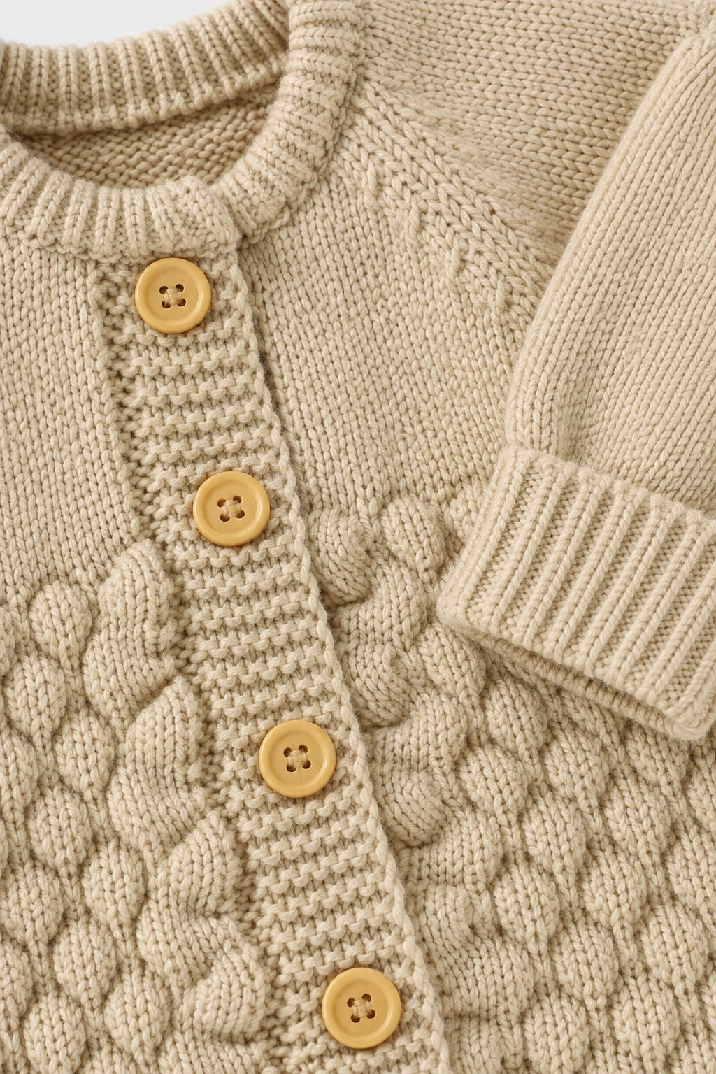 Combinaison En Tricot Bebe - Marron
