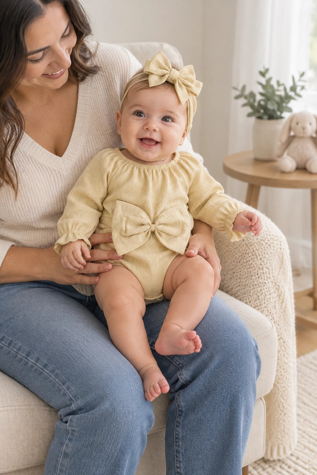 Combinaison Été Bébé Fille - Beige