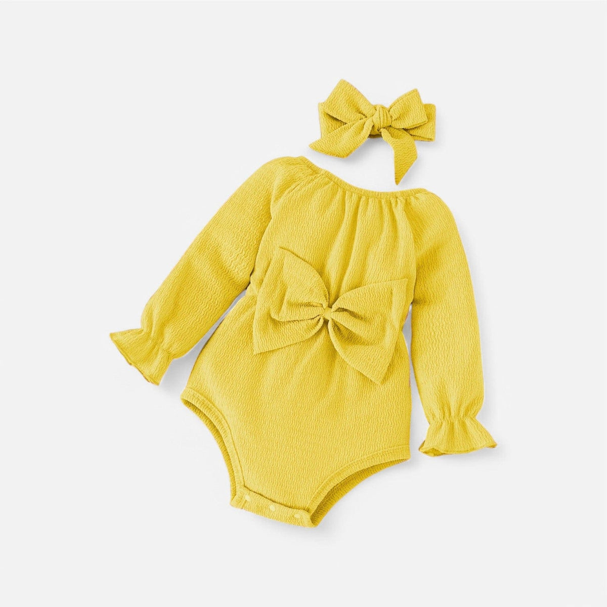 Combinaison Été Bébé Fille - Jaune