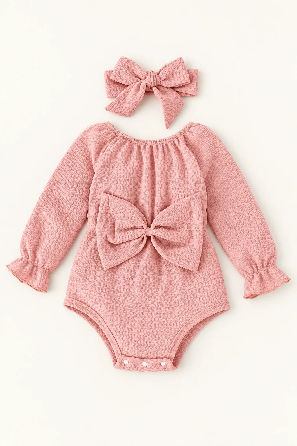 Combinaison Été Bébé Fille - Rose