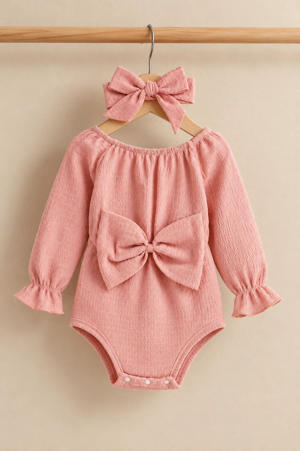 Combinaison Été Bébé Fille - Rose