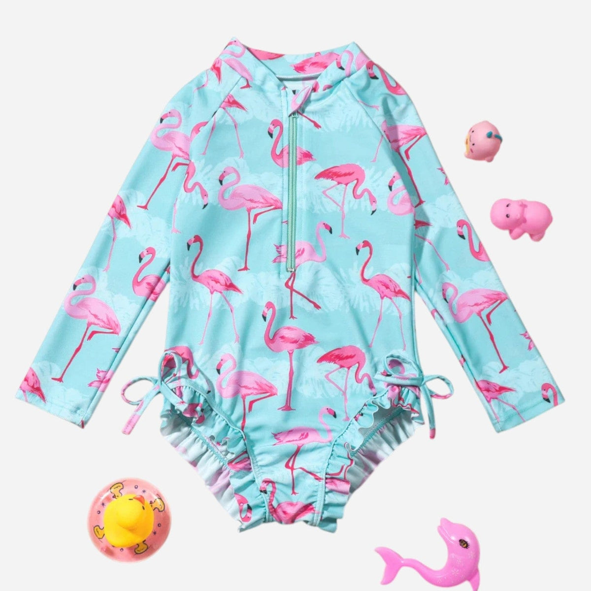 Combinaison Flamant Rose Bebe