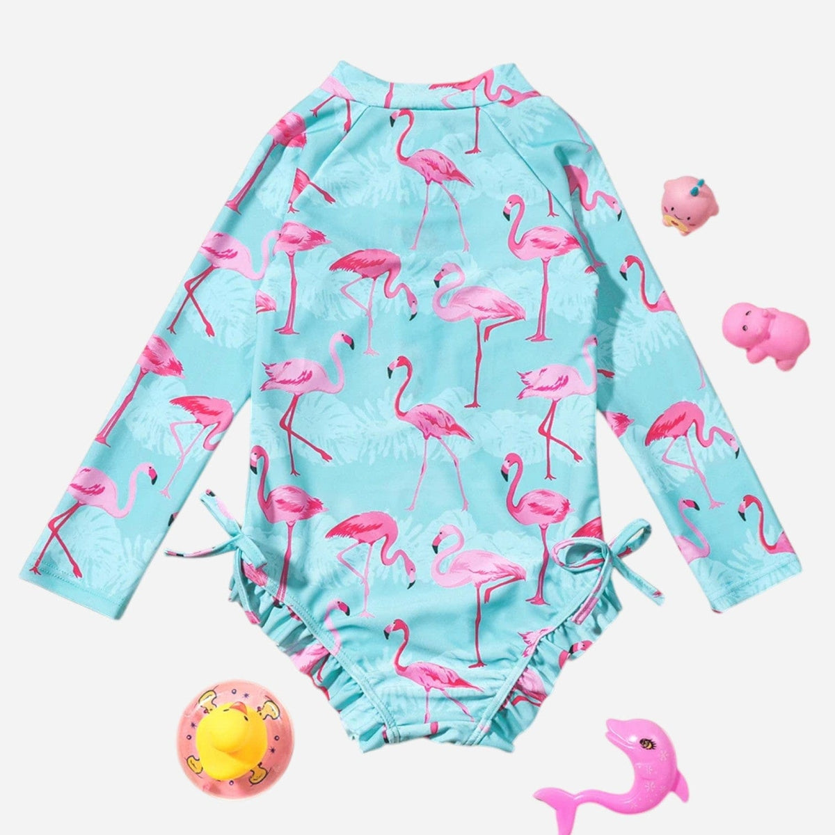 Combinaison Flamant Rose Bebe